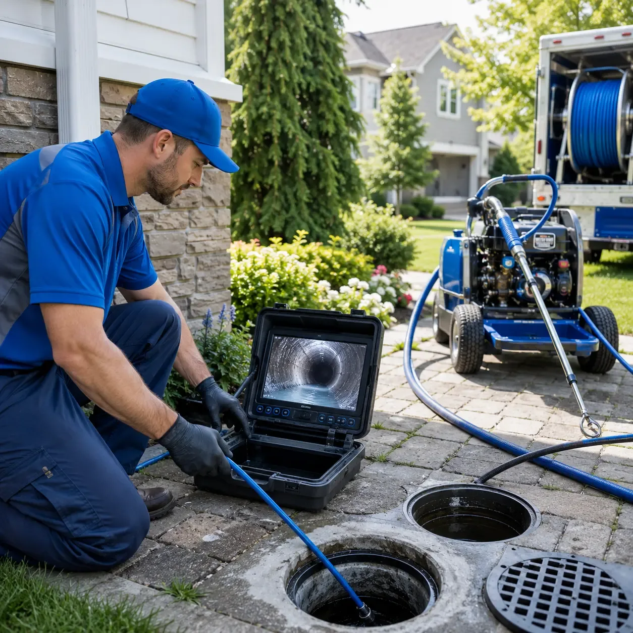 Outdoor drain cleaning professionals serving Baltic, OH